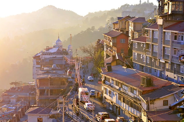 Shimla City Mountains